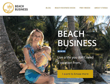 Tablet Screenshot of beachbusiness.com